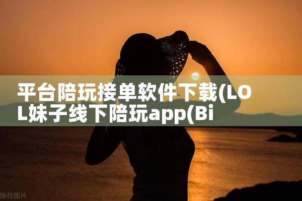平台陪玩接单软件下载