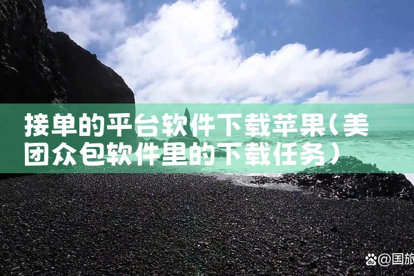 接单的平台软件下载苹果
