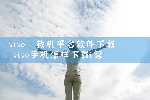 vivo 救机平台软件下载