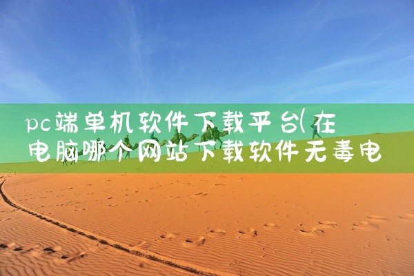 pc端单机软件下载平台